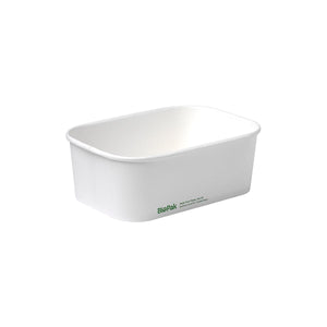 BB-LB-750-W BioBoard Takeaway Container White 750ml