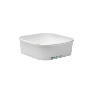 BB-SLB-1000-W BioBoard Takeaway Container White 1000ml