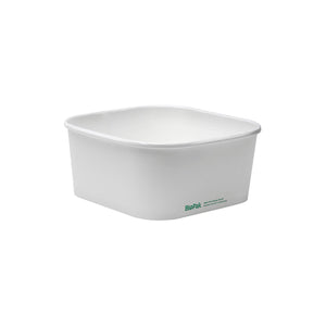 BB-SLB-1400-W BioBoard Takeaway Container White 1400ml