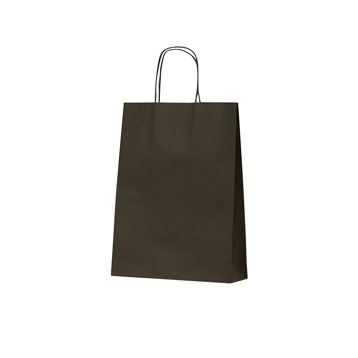 BBK1 Black on Brown Kraft Budget Carry Bag Lesiure Coast Hospitality and Packaging