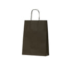 BBK1 Black on Brown Kraft Budget Carry Bag Lesiure Coast Hospitality and Packaging