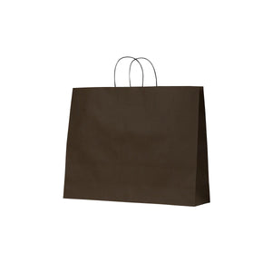 BBKB Black on Brown Kraft Budget Carry Bag Lesiure Coast Hospitality and Packaging