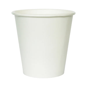 BC-4W BioCup Single Wall White White 4oz Leisure Coast Hospitality & Packaging Supplies