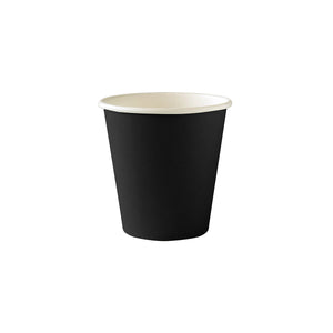 BC-6B BioPak BioCup 6oz Aqueous Black Single Wall Cup Leisure Coast Hospitality & Packaging Supplies