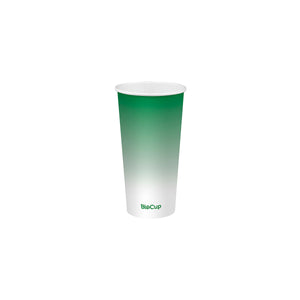 BCC-20-G BioPak Green Cold Paper BioCup 20oz / 600ml Leisure Coast Hospitality Supplies