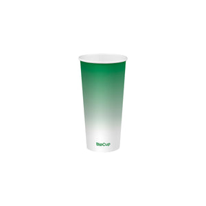 BCC-22-G BioPak Green Cold Paper BioCup 22oz / 650ml Leisure Coast Hospitality Supplies