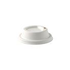 BCL-8PULP-W BioCup Sugarcane Lid 6-12oz / 90mm Leisure Coast Hospitality & Packaging Supplies