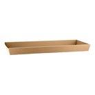 BCTL50, Greenmark, Large Low Rectangular Premium Catering Tray Kraft Base Leisure Coast Hospitality and Packaging