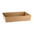 BCTM, Greenmark, Medium Rectangular Premium Catering Tray Kraft Base Leisure Coast Hospitality and Packaging