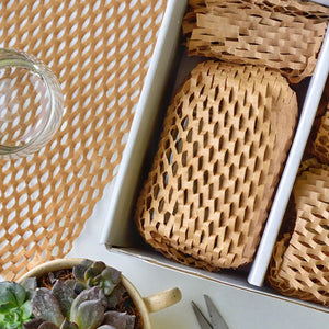 Hexcel Hex Honeycomb Design Paper Brown Kraft
