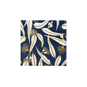 BW23 GUM NG Gumleaves Navy Gold on Gloss Wrap Leisure Coast Hospitality & Packaging Supplies