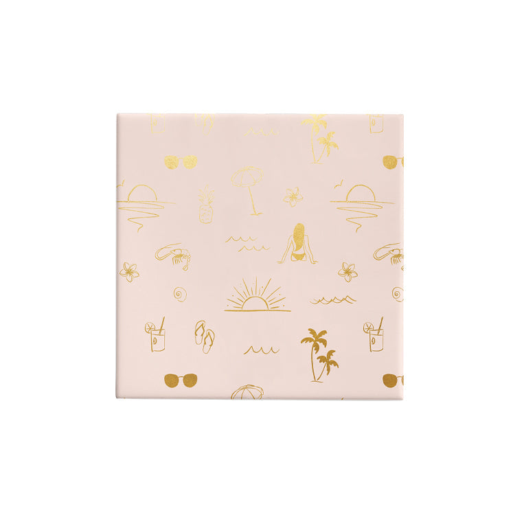 BW23 SV PG Summer Vibes Pink Gold Wrap Leisure Coast Hospitality & Packaging Supplies