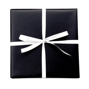 BW25 BLK Mini Gift Wrap / Jewellery Rolls Solid Black Gift Wrap Leisure Coast Hospitality & Packaging Supplies