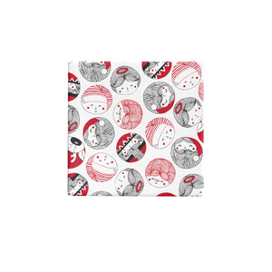 Merry Characters Red & Black on Matte
