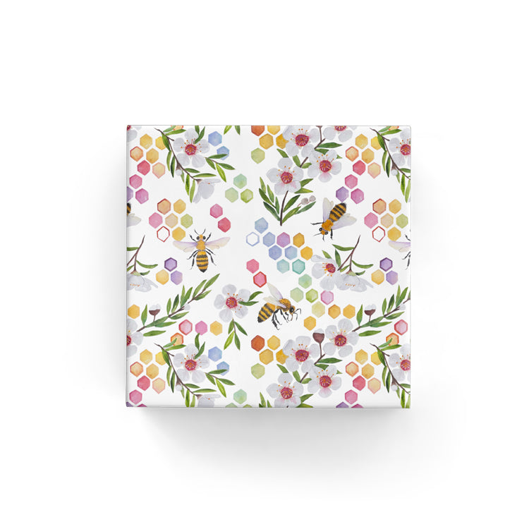BW 60BM Bees & Manuka Wrap White Leisure Coast Hospitality & Packaging Supplies