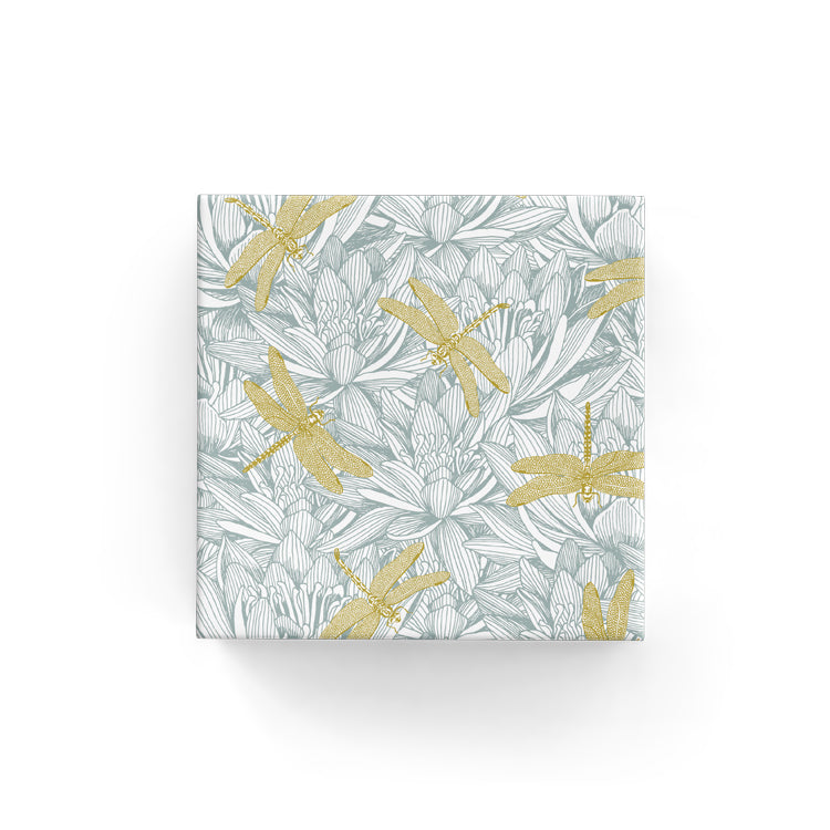 BW 60DF SG Dragonfly on Matte Wrap Sage Gold Leisure Coast Hospitality & Packaging Supplies