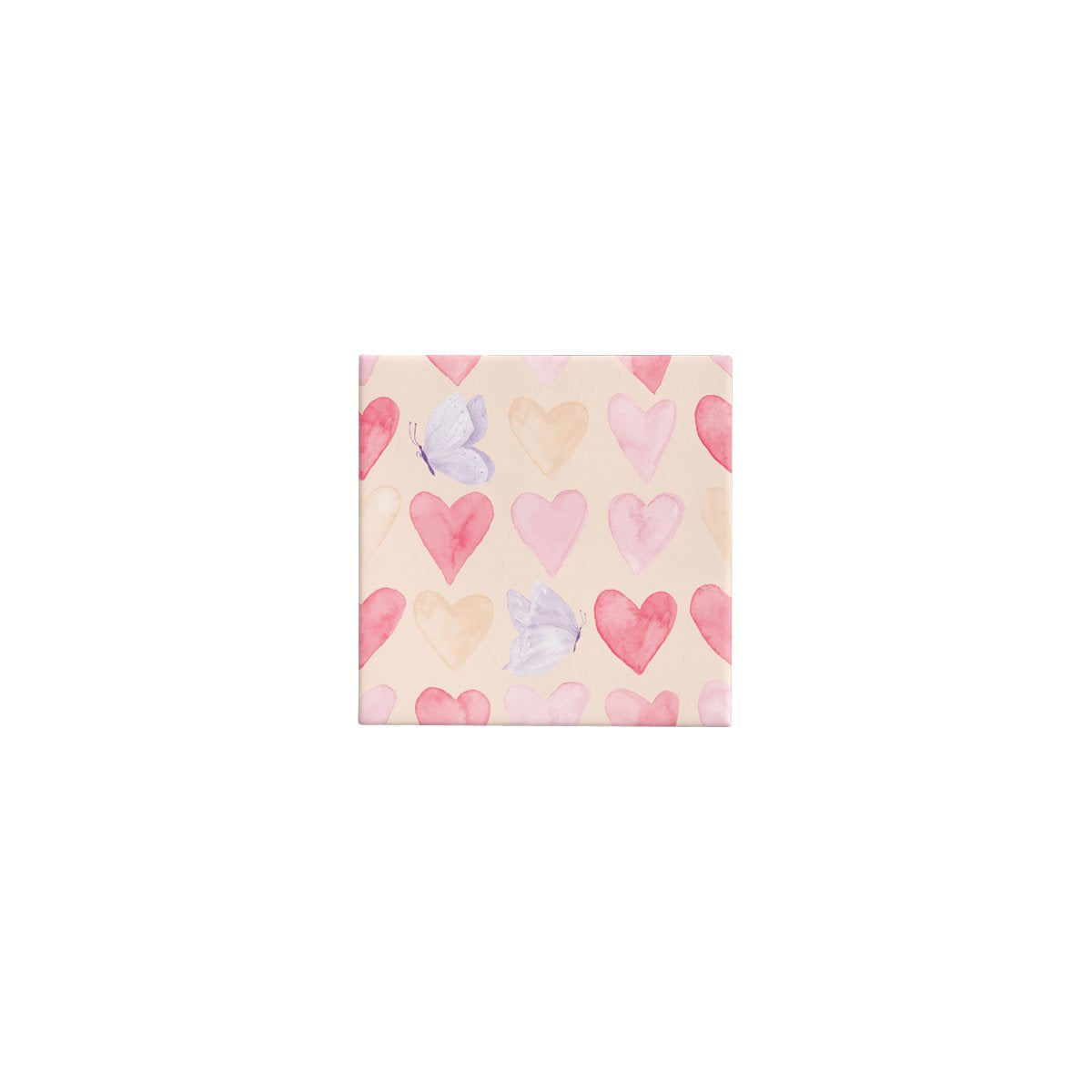 BW 60HB Hearts & Butterfly Matte Gift Wrap Leisure Coast Hospitality & Packaging Supplies