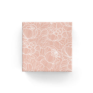 BW 60P DPI Peonies on Matte Wrap Dusty Pink Leisure Coast Hospitality & Packaging Supplies