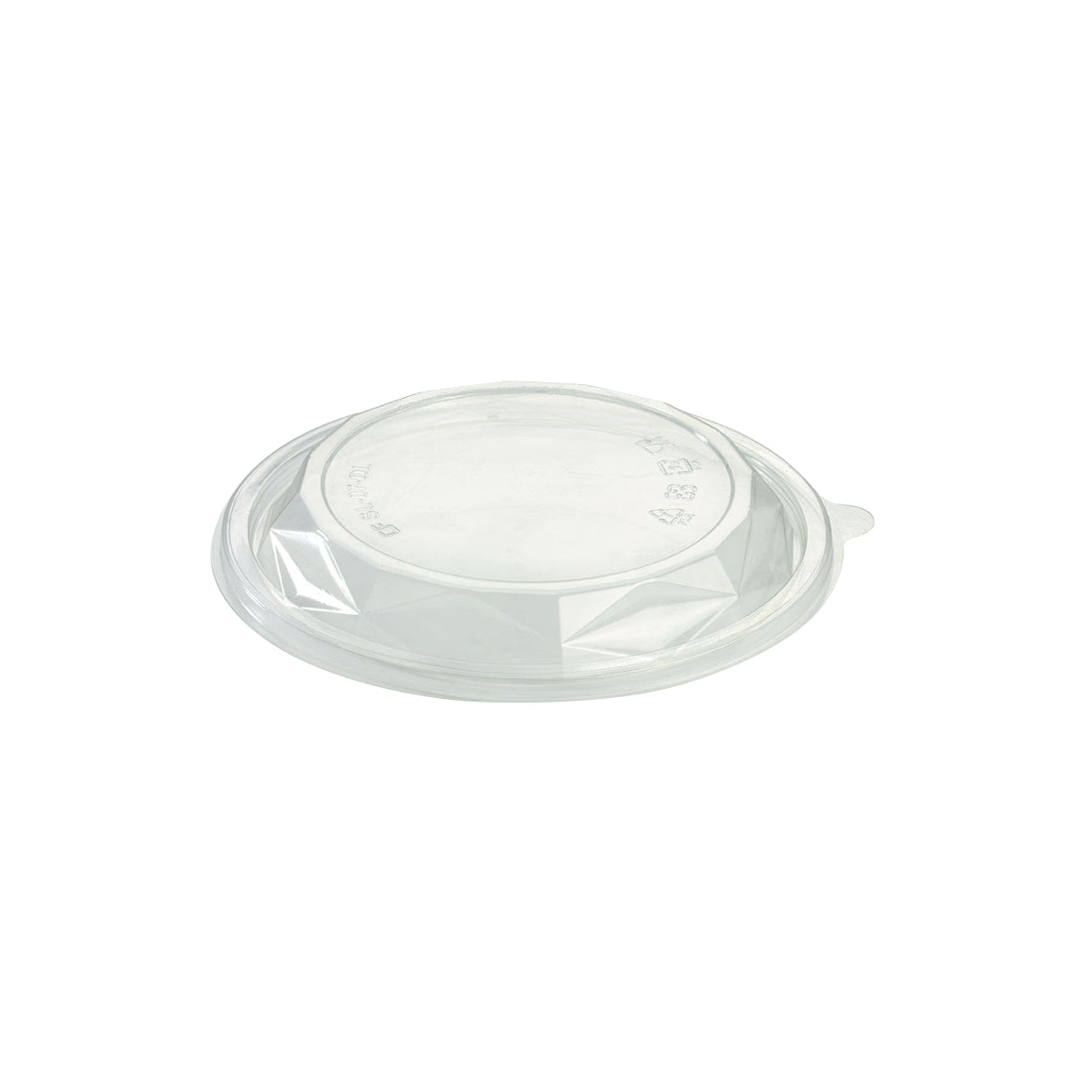 CF-SBL-24/32 BioSalad Containers BioSalad Clear Lid 185mm (450/ctn) Leisure Coast Hospitality & Packaging Supplies