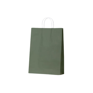 ECEGL Earth Collection Paper Bags Earth Green Large 310x110x420mm (100/ctn) Leisure Coast Hospitality & Packaging Supplies