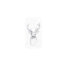GTX2 WHI Christmas Gift Tag Deer on White Leisure Coast Hospitality & Packaging Supplies
