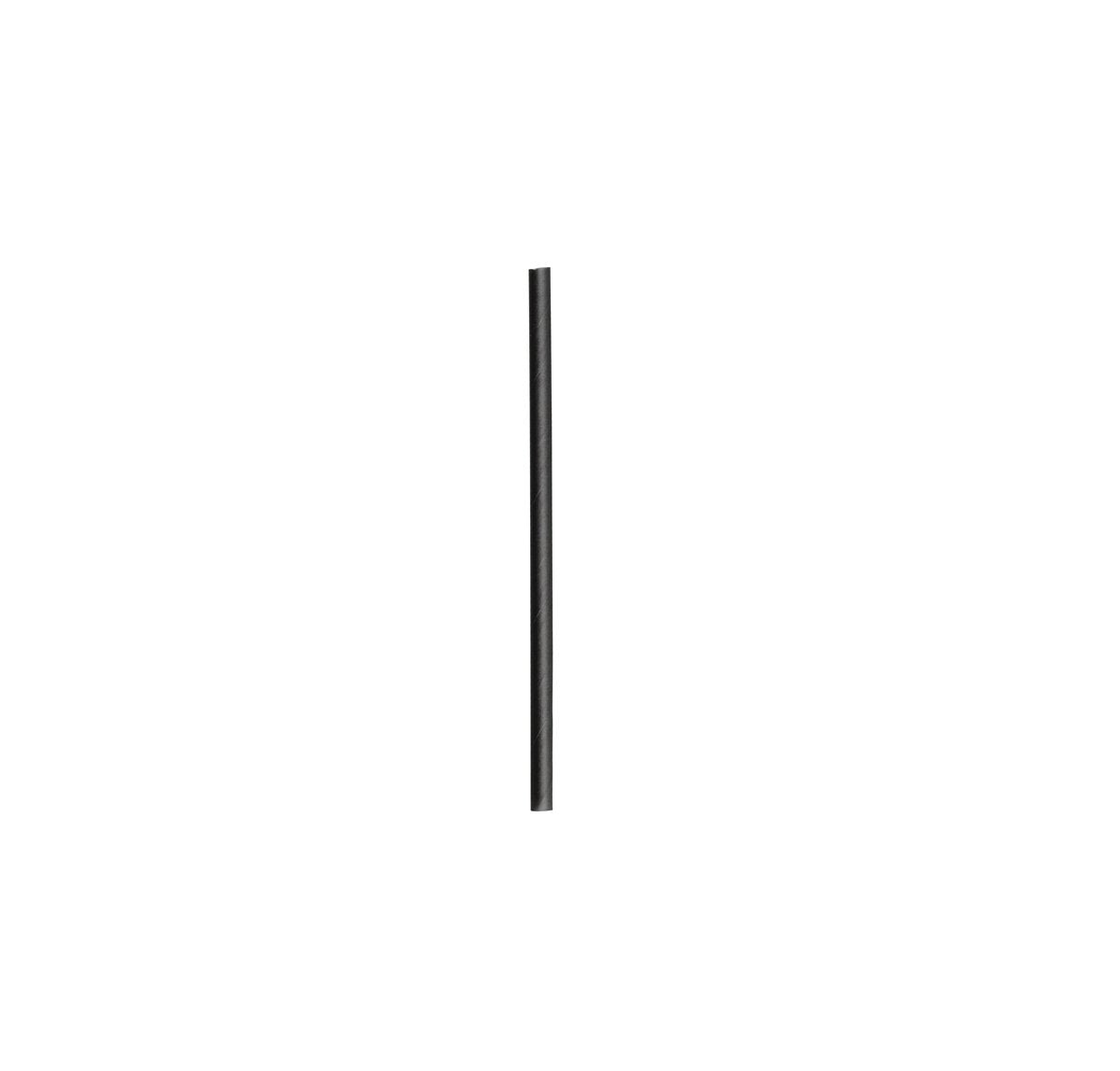 JP-PBS-4.5X120COCKTAIL-B Biostraw Cocktail Straws Black 4.5x120mm Leisure Coast Hospitality & Packaging Supplies