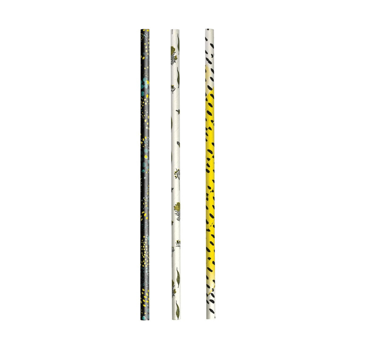 JP-PBS-6x197-ART Biostraw Regular Straws Art Series 6x197mm Leisure Coast Hospitality & Packaging Supplies