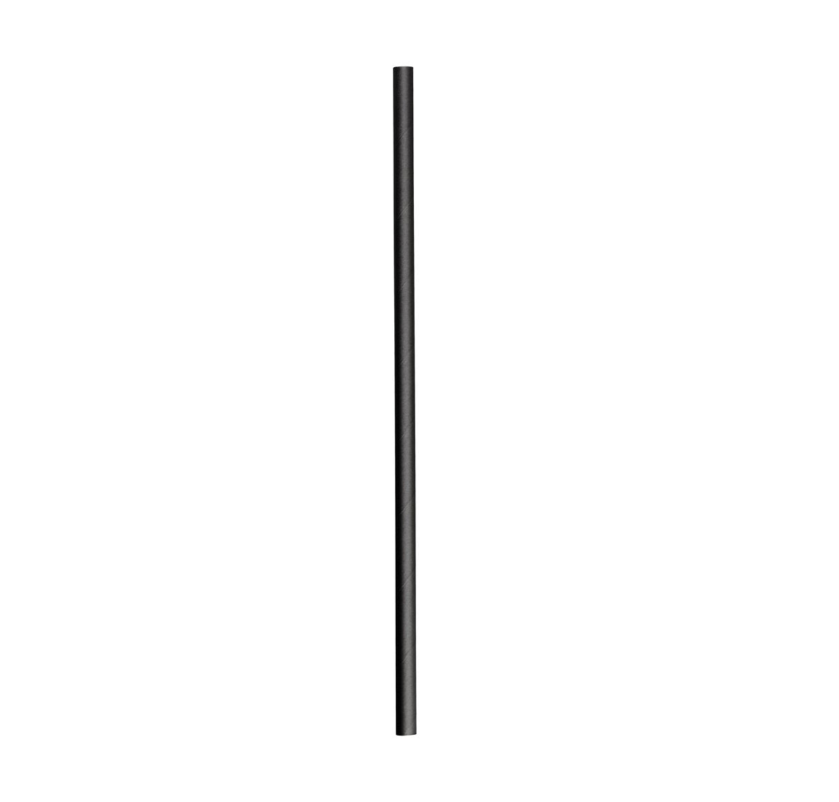 JP-PBS-6x197-B Biostraw Regular Straws Black 6x197mm Leisure Coast Hospitality & Packaging Supplies