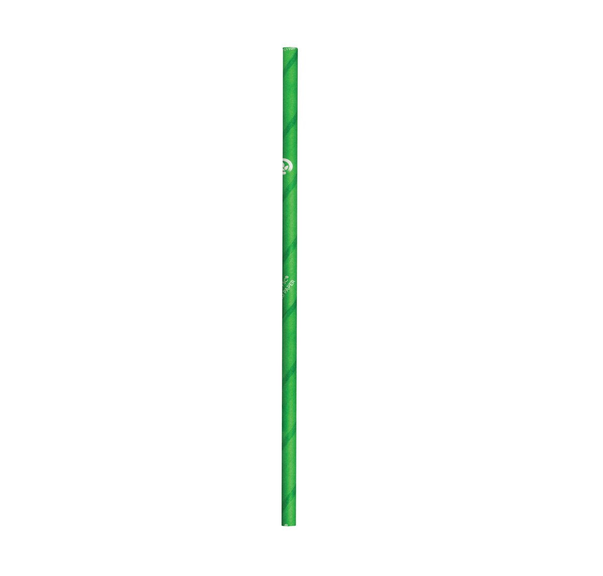 JP-PBS-6x197-G Biostraw Regular Straws Green 6x197mm Leisure Coast Hospitality & Packaging Supplies