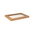 KCTLMP, Greenmark, Medium Rectangular Catering Lid with Window Kraft / Clear PET Leisure Coast Hospitality and Packaging