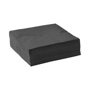 L-B/CNCE-B Cocktail BioNapkins Black 2 Ply 240x240mm Leisure Coast Hospitality & Packaging Supplies