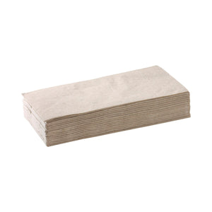 L-DN1/8-N Dinner BioNapkins Natural 2 Ply 400x400mm Leisure Coast Hospitality & Packaging Supplies