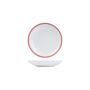 NDP23-R RAK Porcelain Nano Cru Red Round Coupe Bowl 230mm / 800ml Leisure Coast Hospitality & Packaging