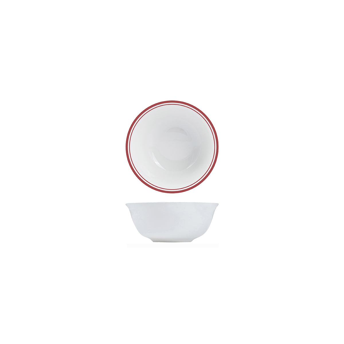 NRB16-R RAK Porcelain Nano Cru Red Rice Bowl / 580ml Leisure Coast Hospitality & Packaging