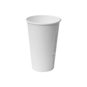 Coffee Cup White Single Wall 12oz 80mm & Lids