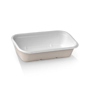 RC32 PacTrading Sugarcane Trays 229x128x54mm / 1000ml Leisure Coast Hospitality Environmentally Friendly Disposable Takeaway Food Packaging