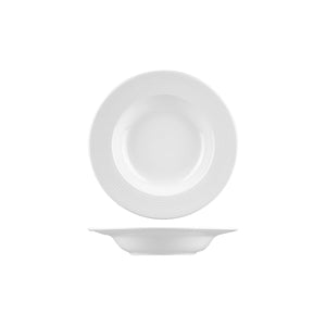 RDP23 RAK Porcelain Rondo Round Deep Plate Wide Rim 230mm / 200ml Leisure Coast Hospitality & Packaging
