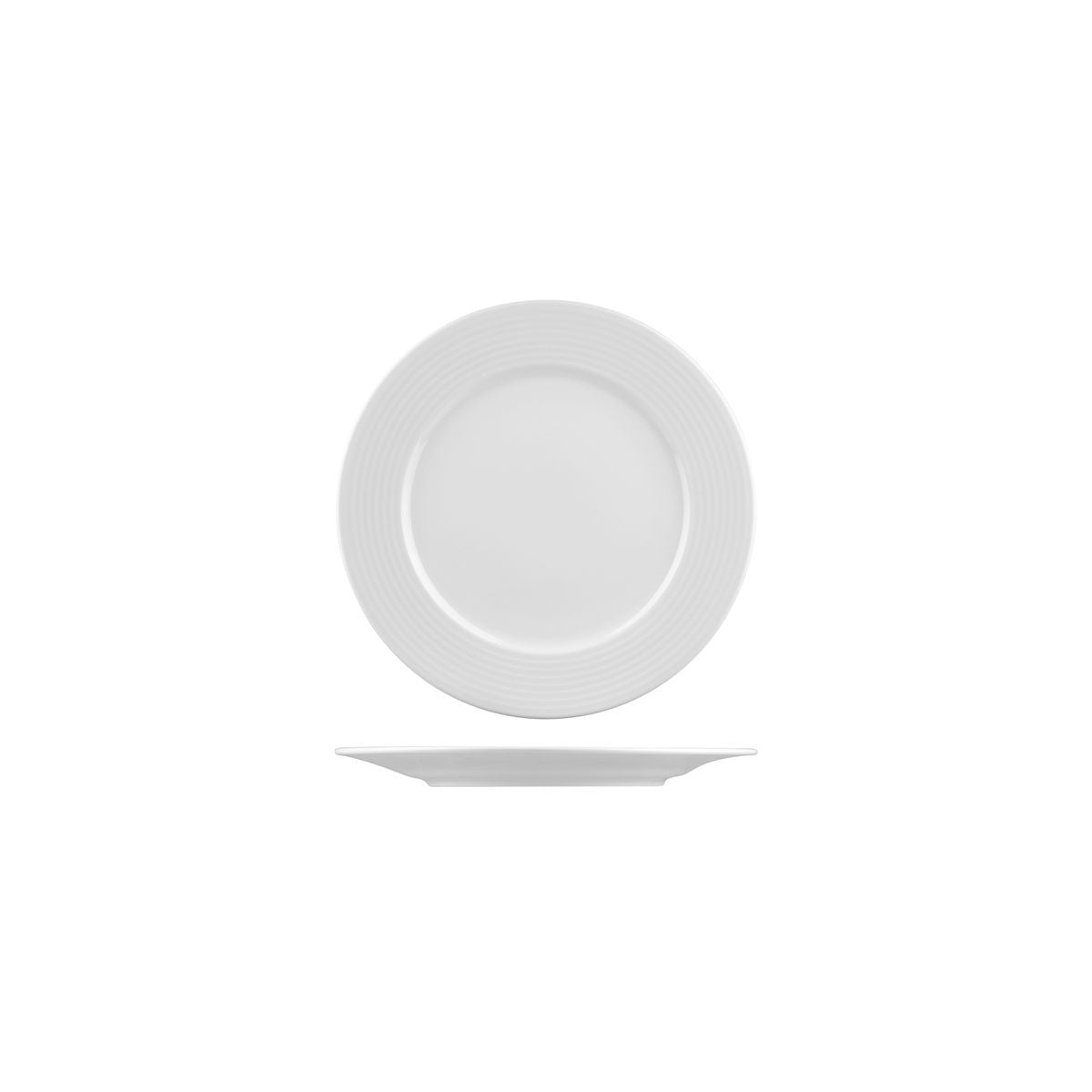 RFP19 RAK Porcelain Rondo Round Plate Wide Rim 190mm Leisure Coast Hospitality & Packaging