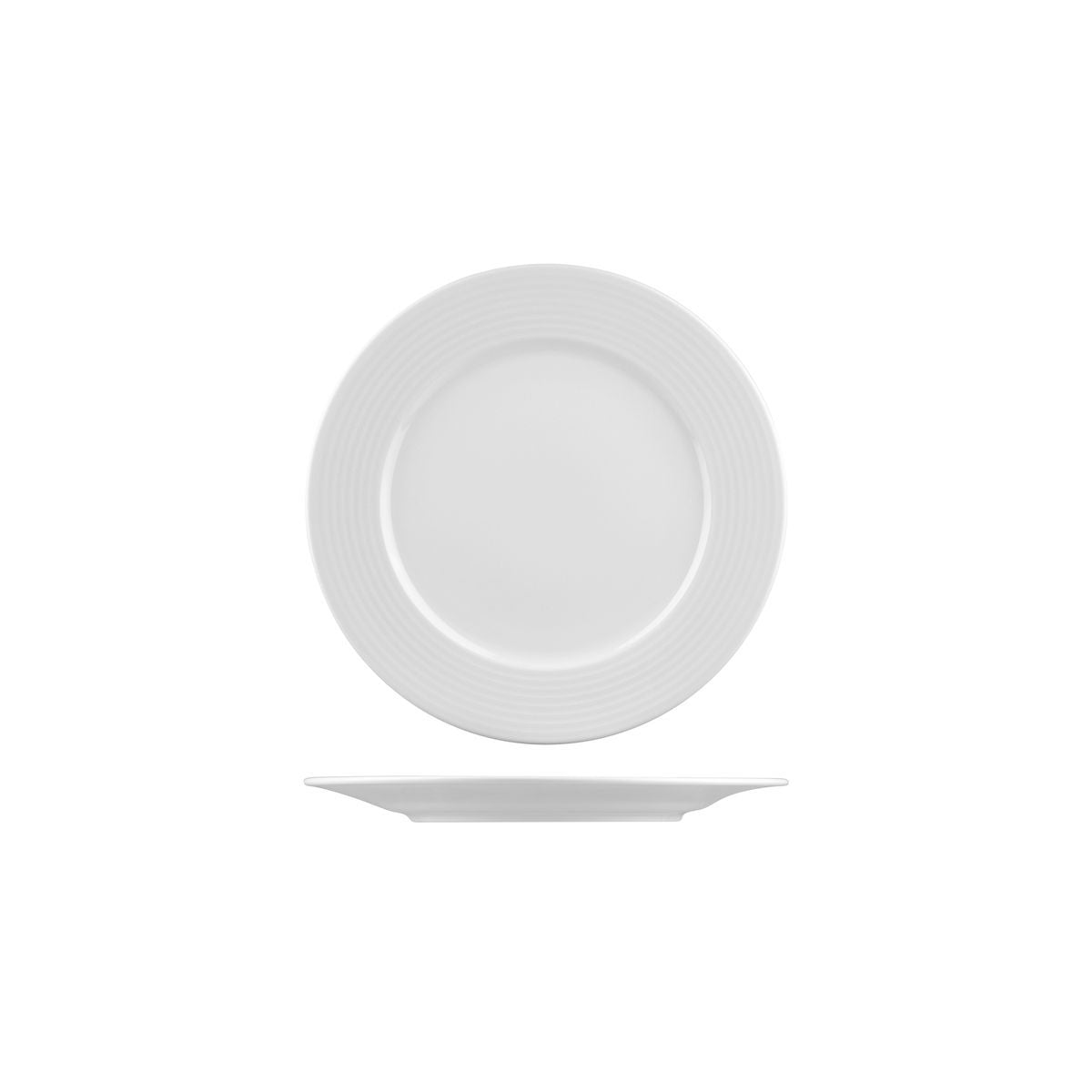 RFP21 RAK Porcelain Rondo Round Plate Wide Rim 210mm Leisure Coast Hospitality & Packaging