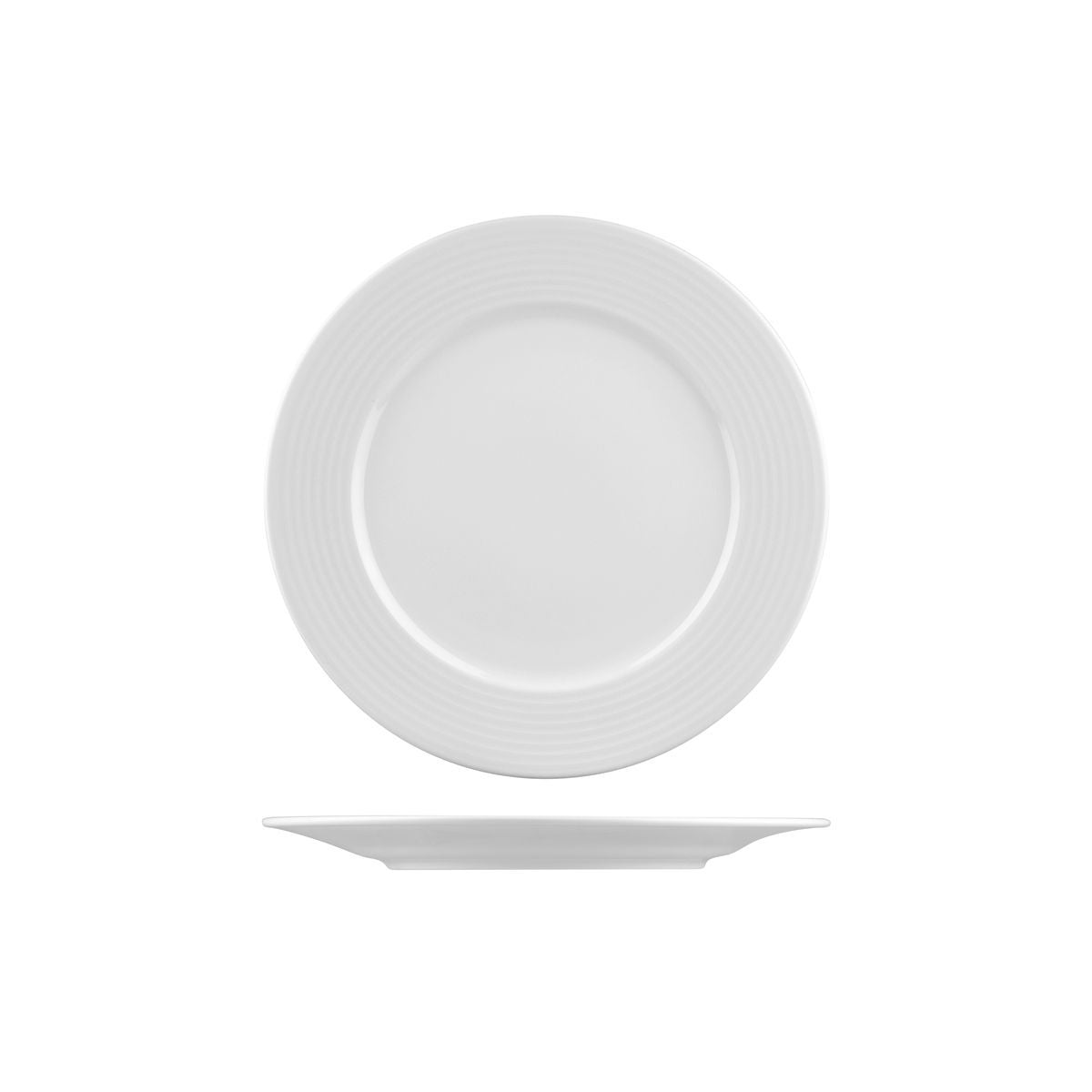 RFP24 RAK Porcelain Rondo Round Plate Wide Rim 240mm Leisure Coast Hospitality & Packaging