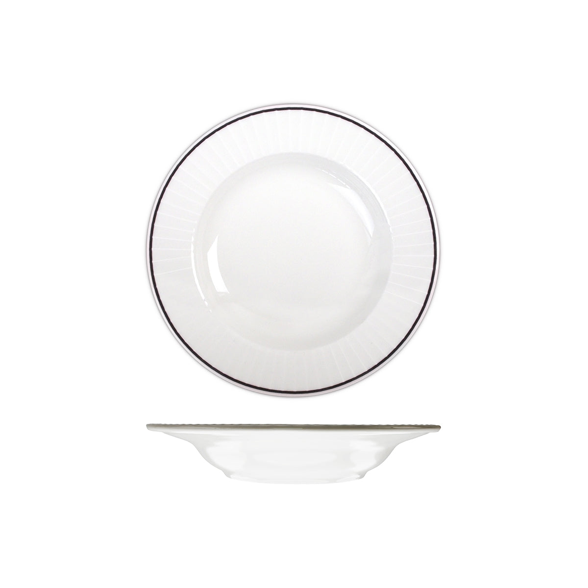 RHRDP23 RAK Porcelain Harriette Round Wide Rim Bowl 230mm Leisure Coast Hospitality & Packaging