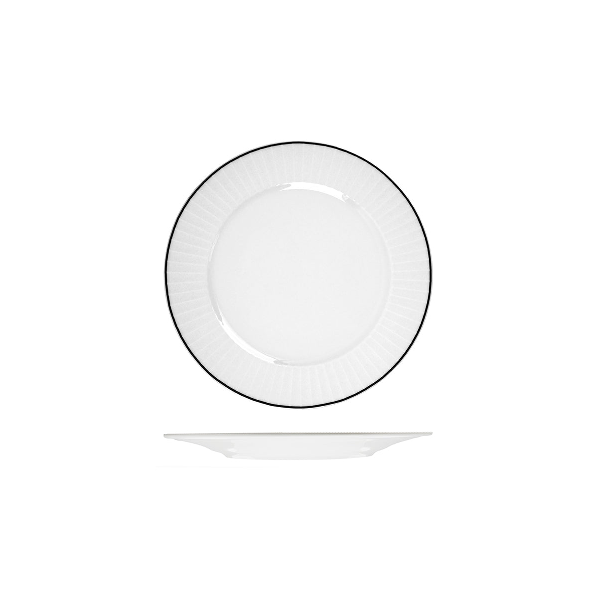 RHRP21 RAK Porcelain Harriette Round Wide Rim Plate 210mm Leisure Coast Hospitality & Packaging