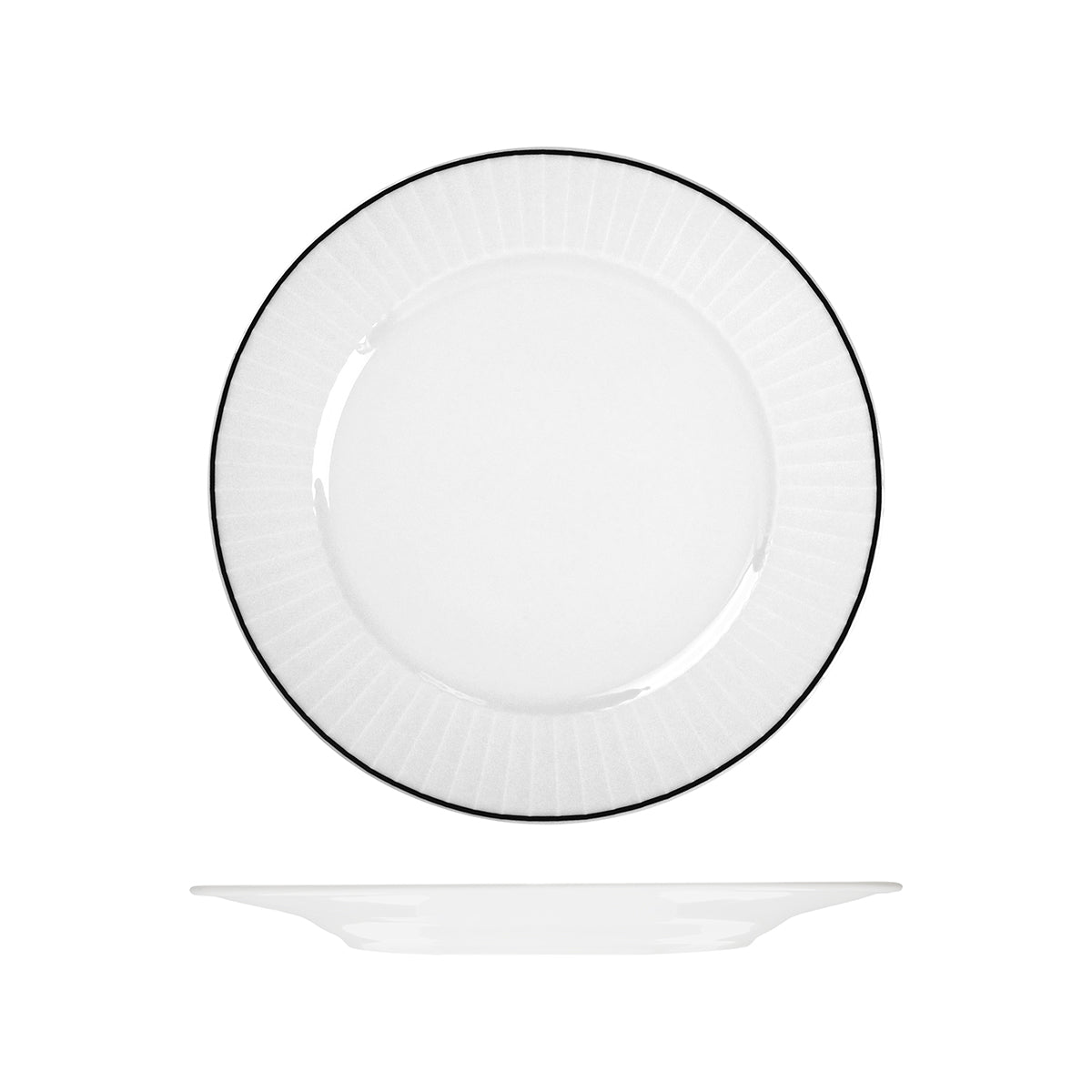 RHRP29 RAK Porcelain Harriette Round Wide Rim Plate 290mm Leisure Coast Hospitality & Packaging