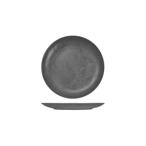 RK3180-GY RAK Porcelain Karbon Shale Round Coupe Plate 180mm Leisure Coast Hospitality & Packaging