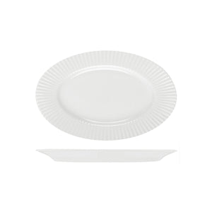 RMOP32 RAK Porcelain Metropolis Oval Wide Rim Platter 320x200mm Leisure Coast Hospitality & Packaging