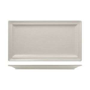 RNF8380-W RAK Porcelain Neofusion Sand Rectangular Flat Plate 380x210mm Leisure Coast Hospitality & Packaging