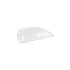 STT9LPET PET Lid Square Takeaway Tray 9" 3 Compartment Leisure Coast Hospitality & Packaging Supplies