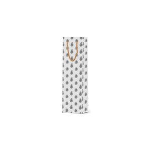 Paper Wine Bag - Pine Cones