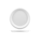 YP07 PacTrading Sugarcane Round Plate 171mm / 6.75" Leisure Coast Hospitality Environmentally Friendly Disposable Takeaway Food Packaging