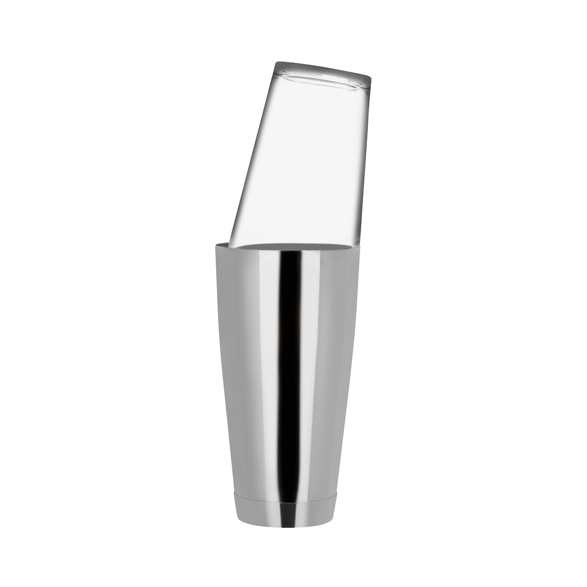 Z0151 Tomkin Boston Cocktail Shaker 700ml Stainless Steel Base & Glass Leisure Coast Hospitality & Packaging